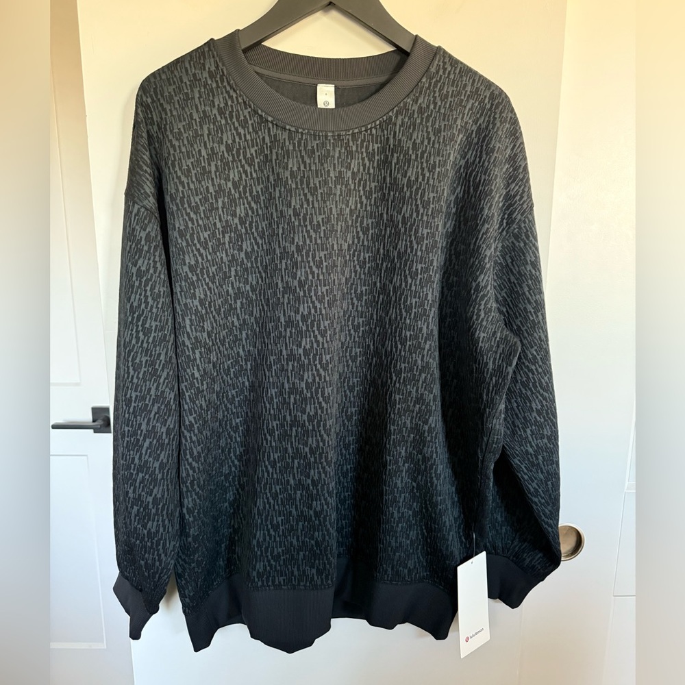 NWT Lululemon Limited Edition Perfectly Oversized Jacquard Crew Size 8